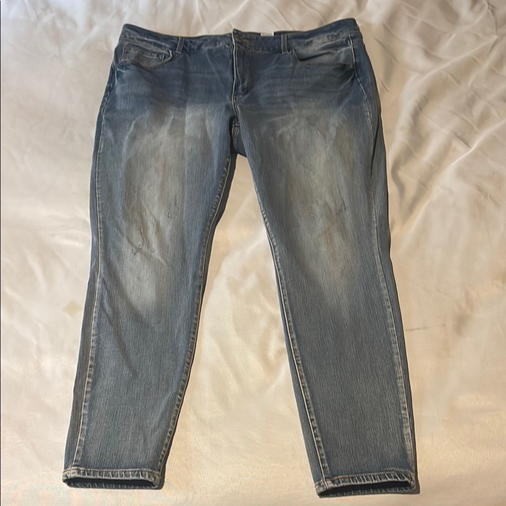 Time and Tru Men's Light Blue Straight Jeans